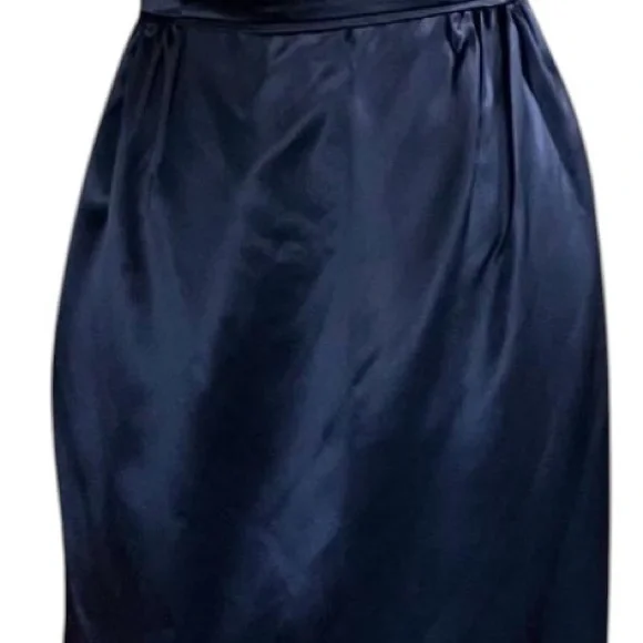 J. CREW 100% Silk Strapless Cocktail Sheath Mini Dress Blue. Size 6… - Picture 14 of 14